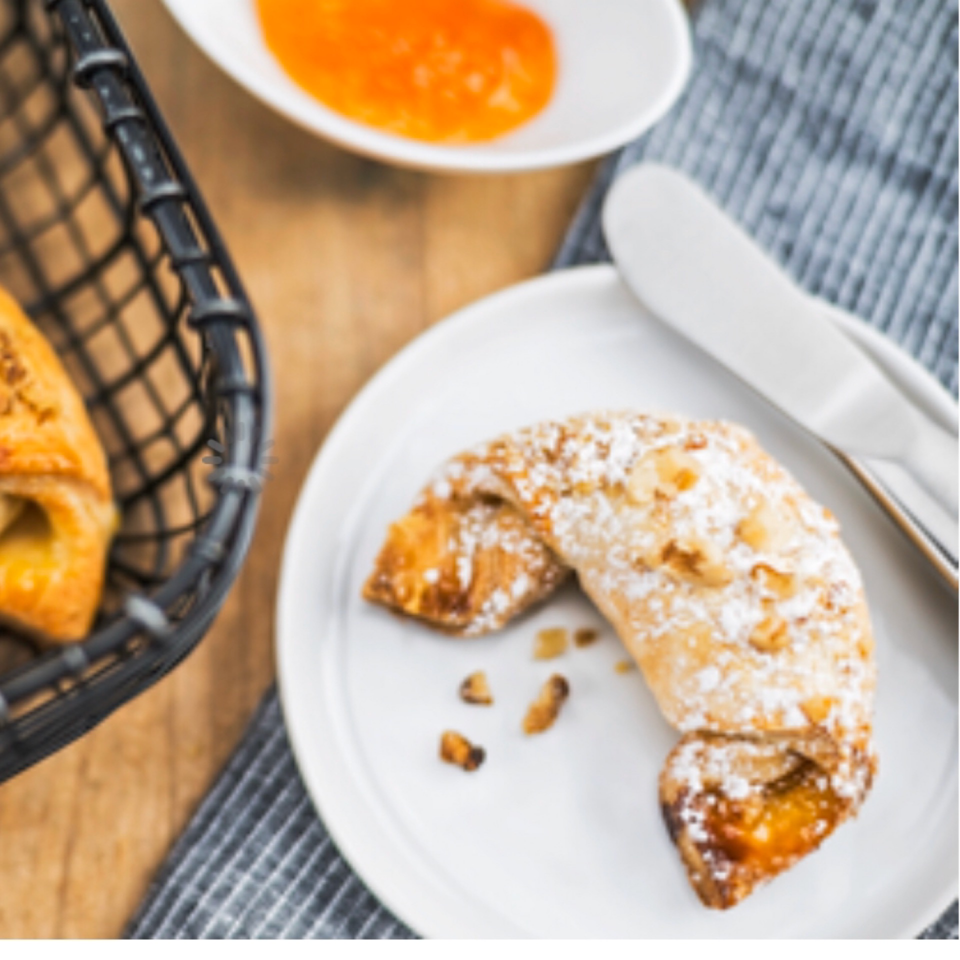 Apricot Crescent Cookie